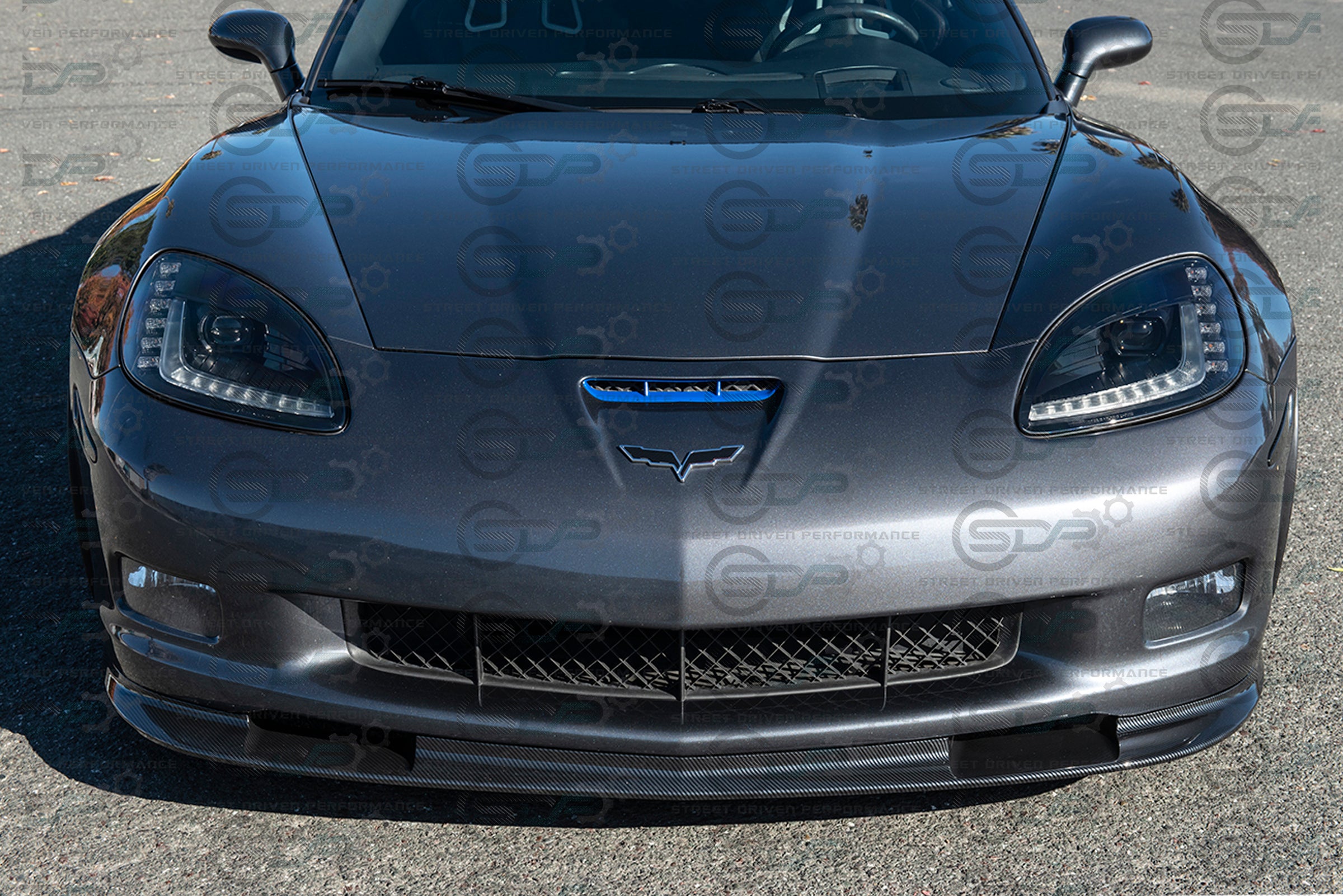 2005-2013 C6 Corvette - Grand Sport / Z06 / ZR1 - ZR1 Style Front Splitter/Lip Ground Effects